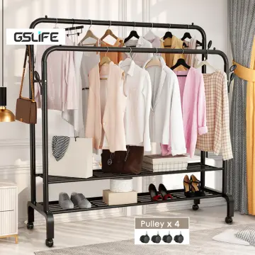 Buy Metal Garment Rack Heavy Duty Indoor Bedroom Clothing Coat