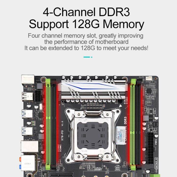 ชุด-lga2011-x79-jingsha-พร้อม2650v-e5-2-cpu-และ2ชิ้น-ddr3-8gb-เมนบอร์ด4แถวหน่วยความจำ-ecc-usb-เมนบอร์ดเกม-sata3-0