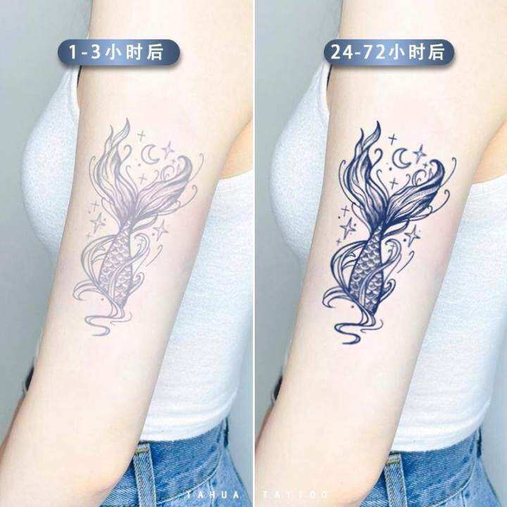 she-painted-mermaid-whale-tail-herbal-tattoo-stickers-waterproof-and-durable-female-semi-permanent-stickers-male-flower-arm-big-picture-hand