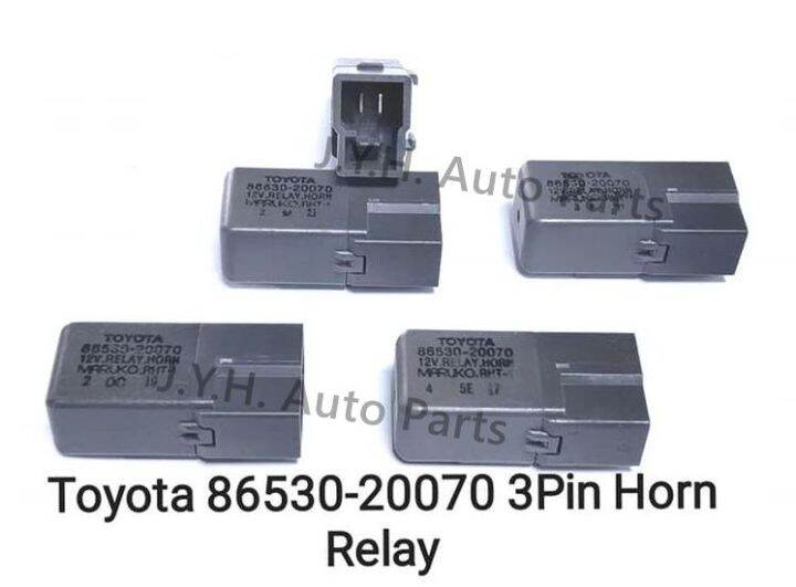 Toyota 12v Relay Horn 8653020070 3Pin Relay Maruko Limited Store Lazada