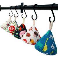 1Pc Triangular Pot Cover Cap Cartoon Animal Cotton Kitchen Insulation Clip Handle Glove Xmas Gift
