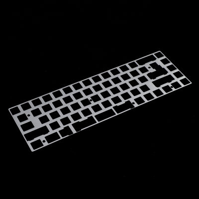 65 QMK 68 Fully Programmable 68 Underglow PCB With Aluminum Black Gray Silver Plate PCB For ZJ68 YMD68 Mechanical Keyboard Kit