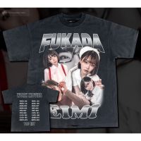 เสื้อยืดพิมพ์ลายผ้าฝ้าย Eimi Fukada หน้าหลัง