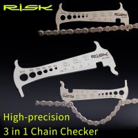 Special Offers Risk RL305 3 In 1 Bike Bicycle Chain Checker Wear Indicator Chain Hook Bolt Measurement For 8 9 10 11 Speeds Stainless Steel