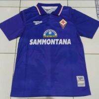 เสื้อกีฬาแขนสั้น ลายทีมชาติฟุตบอล Jersey RETRO FIORENTINA 1995 1996 1997 95 96 97 สไตล์วินเทจ