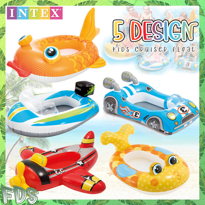 INTEX 59380 (NP12) 5 Design Inflatable Swimming Pool Cruiser Cute ...