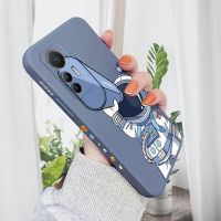 เคส PMP สำหรับ Xiaomi 11T 11T Pro Xiaomi 12 Lite 5G เคสซิลิโคนป้องกันลายการ์ตูนนักบินอวกาศ