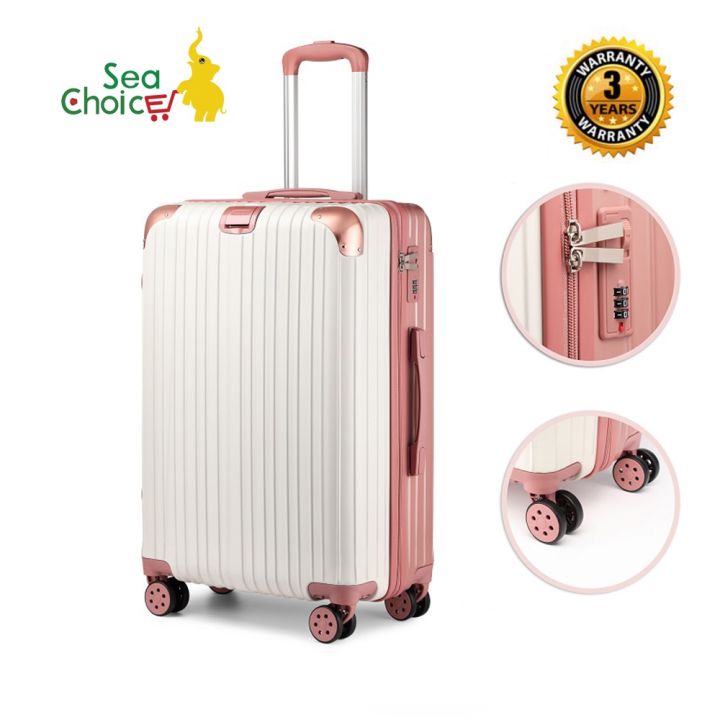 Sea Choice 3 Years Warranty Travel Suitcase 20/24 Inch 4-wheel 360 ...
