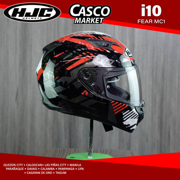 HJC i10 FEAR FULL FACE SINGLE VISOR MOTORCYCLE HELMET Lazada PH
