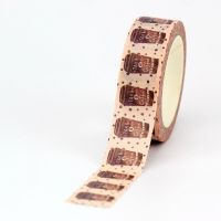 NEW 1PC 10M Decorative Coffee Cups Washi Tape for Scrapbooking Adhesive Stickers Masking Tape Cute Papeleria Journaling Supplies Pendants