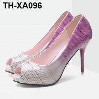 mouth high-heeled sandals professional female yards 31 to 39 summer waterproof shoes heel han edition 9 cm