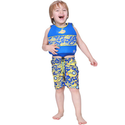 ฤดูร้อนเสื้อชูชีพเด็กว่ายน้ำเสื้อชูชีพเด็กดำน้ำเสื้อชูชีพกางเกงขาสั้น 2 ชิ้น