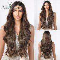 【jw】☞  ALAN EATON Front Wig mixed Curly Wigs for Resistant Synthetic Use