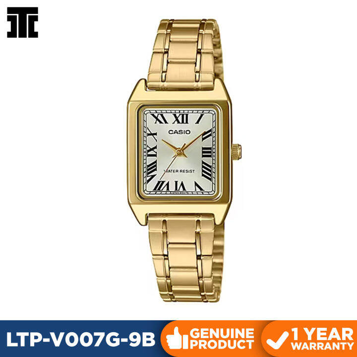 Casio Gold Tone Stainless Steel Women Watch LTPV007G9B Lazada PH