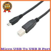 Micro USB 2.0 ชายชาย USB B ชาย OTG converter cable 1M สำหรับเปียโนอิเล็กทรอนิกส์เครื่องพิมพ์ถอดรหัส เลือก 1 ชิ้น 1 อย่าง Computer คอมพิวเตอร์ Case wifi wireless bluetooth จอ กล้อง fan ลำโพง หูฟัง ไร้สาย HDMI USB TypeC Mini Mouse Game เกม Mainboard