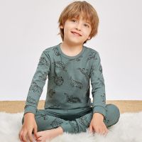 Boys Girls Pajamas New Autumn Long Sleeved Childrens Clothing Sleepwear Cotton Pyjamas Sets For Kids 2 4 5 6 8 12 14 Years