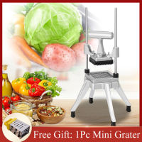 【Free Gift】Commercial Vegetable Fruit Dicer Onion Potato Tomato Slicer Chopper Peppers, Potatoes, Mushrooms Restaurant Quick Slicer Machine