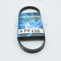 4PK625 สายพานหน้าเครื่อง 6G72        MITSUBOSHI RIBSTAR (V-ribbed Belt)