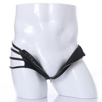 【YF】✳◑℗  CLEVER-MENMODE Faux Leather Men Briefs Thong G String Jockstrap Underpants T-back Panties