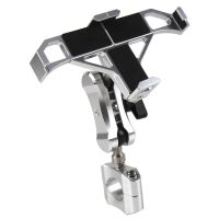 Motorcycle Mobile Cell Phone Holder GPS Support Mount Stand Bracket 360 Degrees Rotatable 22MM Handlebar Bar Scooter Accessories