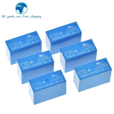 1PCS SMIH-05V 12V 24VDC-SL-A -SL-C 6-pin/8-pin Relay 250V 16A SMIH-05VDC-SL-A SMIH-12VDC-SL-A SMIH-24VDC-SL-A SMIH-05VDC-SL-C LED Strip Lighting