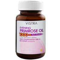 VISTRA EVENING PRIMROSE OIL 1000 mg PLUS VITAMIN E - วิสทร้า น้ำมันอีฟนิ่งพริมโรส 1000 มก.