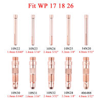 10Pcs/5ชุด1.0/1.6/2.4/3.2/4.0Mm TIG Collet Collet Body 10N22 10N23 10N24 10N25 54N20 10N30 10N31 10N32 10N28 406488สำหรับ WP17 18 26ไฟฉาย