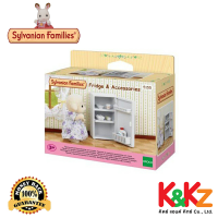 Sylvanian Families Fridge &amp; Accessories / ซิลวาเนียน แฟมิลี่ ตู้เย็นและอุปกรณ์เสริม สำหรับซิลวาเนียน (EBS)