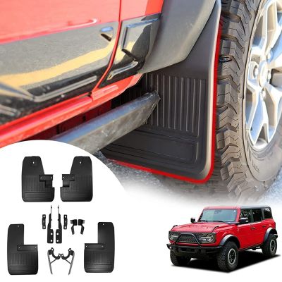 Fender for Ford Bronco Accessories 2021 2022 2023 2/4 Door Front and Rear Splash Guard Fender Mudguard