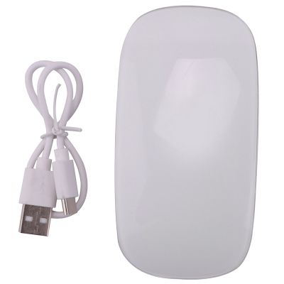 Bluetooth Wireless Magic Mouse Silent Rechargeable Computer Mouse Slim Ergonomic PC Mice for Apple Macbook