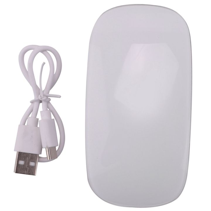bluetooth-wireless-magic-mouse-silent-rechargeable-computer-mouse-slim-ergonomic-pc-mice-for-apple-macbook
