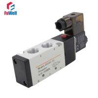 LLJLJ-4v310-10 Solenoid Valve Dc 24v Pt3/8 Pneumatic Valve 5 Port 2 Position Aluminum Alloy Air Valve