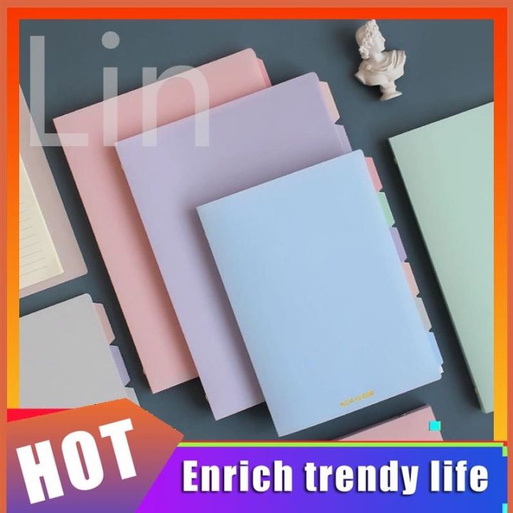 [legit] A5(20 holes)/B5(26 holes) Soft Pastel Color Binder Notebook ...