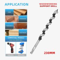 230mm Long Drill Bit Woodworking Center Auger Hex Shank High Carbon Steel For Metal Wood Drilling Tools 6-25mm DIY Home