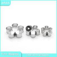 【lz】❁◄  Aço inoxidável Rose Petal Mold Cutting DIY Bolo Ferramenta Flor de Açúcar 3 peças 1-10Pcs