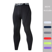 ผู้ชายกีฬาถุงน่องการบีบอัด Leggings ยิมวิ่งกางเกง C Rossfit บาสเกตบอลถุงน่องการฝึกอบรมการออกกำลังกาย Leggings ผู้ชายยิมเสื้อผ้า