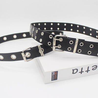 New hip hop air eye belt women punk Fashion Pendant belt women  7D93