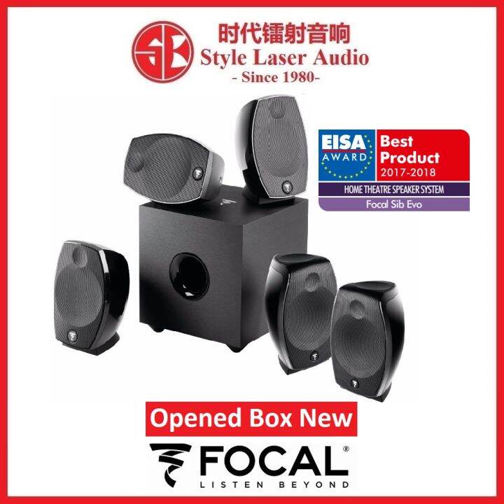 Focal SIB EVO Dolby Atmos 5.1.2 Satellite Speaker System (Opened Box