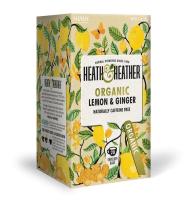 Organic lemon &amp; ginger tea 20 bags H&amp;H