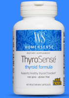 Natural Factors, WomenSense, ThyroSense, Thyroid Formula, 60 Vegetarians Capsules