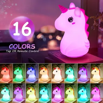 Night Light Kids Unicorn Gifts For Girls, 16 Colours Baby Night
