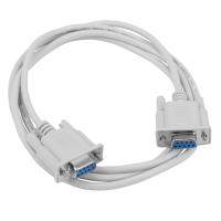 1PC 5ft F / F Serial RS232 Null Modem Cable Female to Female DB9 FTA Cross Connection 9 Pin Data COM Cable Converter PC Accessory