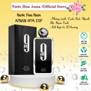 Nước Hoa Nam Chính Hãng AFNAN 9PM EDP 20ml, 10ml, Nước Hoa Nam Thơm Lâu