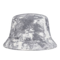 2022 New Fashion Rendered Cotton Fabric Fisherman Hat Women Men Simple Elegant Tie Dyed Sun Protection Basin Street Casual Hat