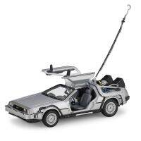 ยินดีต้อนรับ1:2:3ชิ้นส่วนในอนาคต1:24กลับไปยัง DMC-12รถโมเดล Diecast ของเล่น Delorean สำหรับรถของเล่นโลหะโลหะภาพยนตร์สำหรับ B186ของขวัญเด็ก