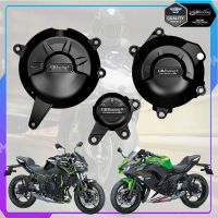 รถจักรยานยนต์ฝาครอบเครื่องยนต์คุ้มครองกรณี GB แข่งสำหรับคาวาซากิ Z650 NINJA650 2017 2018 2019 2020 2021เครื่องยนต์ครอบคลุมป้องกัน