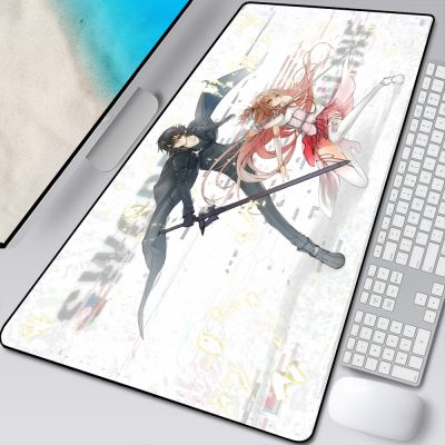 XXL The Legend Of The Sword Beautiful Pattern Mouse Pad Desk Pad Anime Mouse Mats HD Print Computer Gamer Locking Edge Gaming