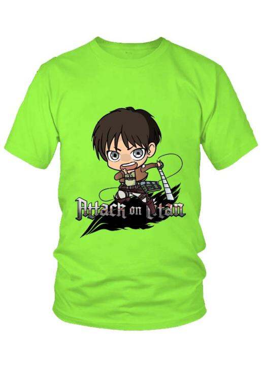 Áo thun nam cao cấp in hình Attack On Titan Eren Chibi Anime Mẫu 1 ...