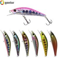 GANTUR หลากสี Pesca Issen เหยื่อปลอม เบ็ดตกปลา Minnow Lures ล่อหล่อยาว Minnow เหยื่อ