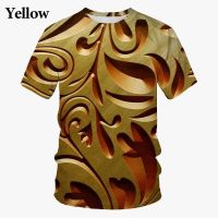 2023 newNew Summer Casual Fashion 3D Printing Fun Printed Crew Neck T-Shirt